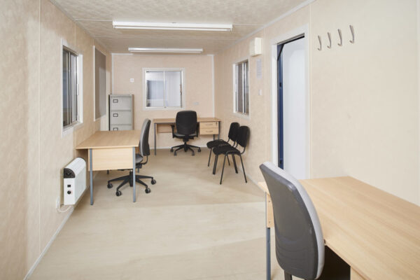 24Ft x 9Ft Steel Anti-Vandal Office Cabin