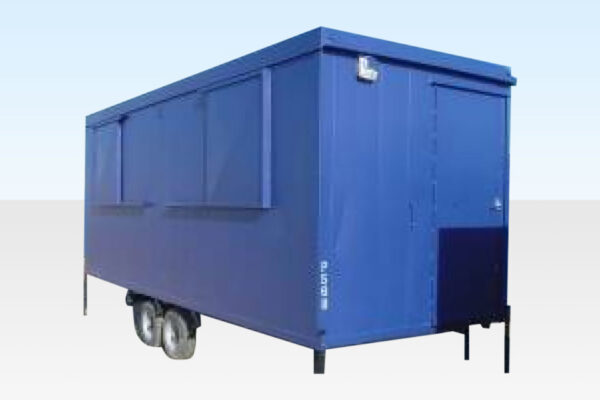 20ft x 7ft 6in Steel Mobile Anti-Vandal Office