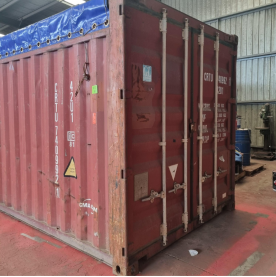 40ft Open top container with tarp – Cargo worthy