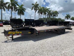 BIG TEX 25′ DECKOVER TRAILER 7 TON 14PH-20+5