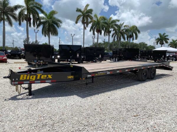BIG TEX 25′ DECKOVER TRAILER 7 TON 14PH-20+5