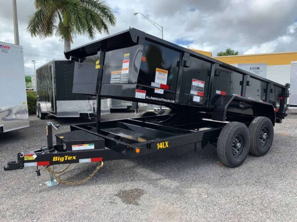 BIG TEX 7×14 DUMP TRAILER 7 TON 14LP-14