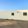 40ft High Cube Shipping Container with 20ft Office and 20ft Storage – One-Trip