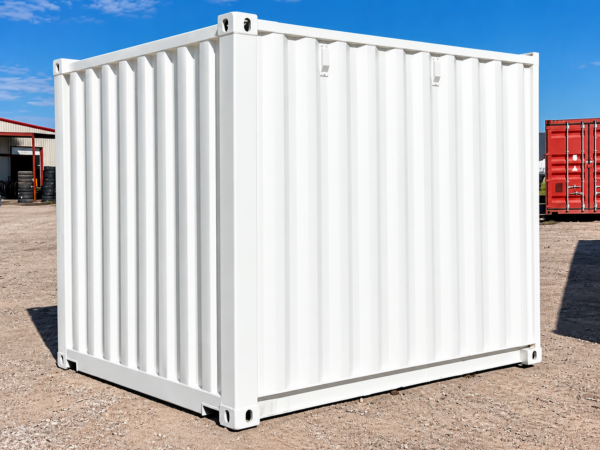 10ft Standard Shipping Container with Wide Steel Entry Door – Custom One-Trip