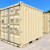 10ft Standard Shipping Container in Tan/Cream RAL 1015 – One-Trip