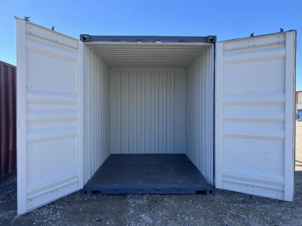 10ft High Cube Shipping Container with Cargo Doors – Refurbished