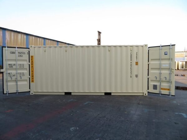 20ft Standard Shipping Container with Double-End Doors – One-Trip