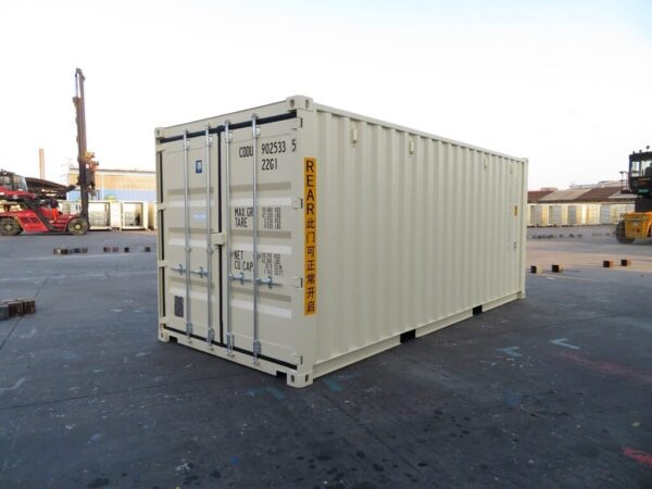 20ft Standard Shipping Container with Double-End Doors – One-Trip