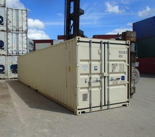 40ft Standard Shipping Container with Locking Cargo Doors – Used