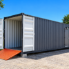 40ft High Cube Shipping Container with 16ft Office and 24ft Storage – One-Trip