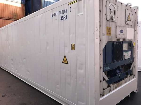 40ft Standard Refrigerated Shipping Container with Adjustable Cooling