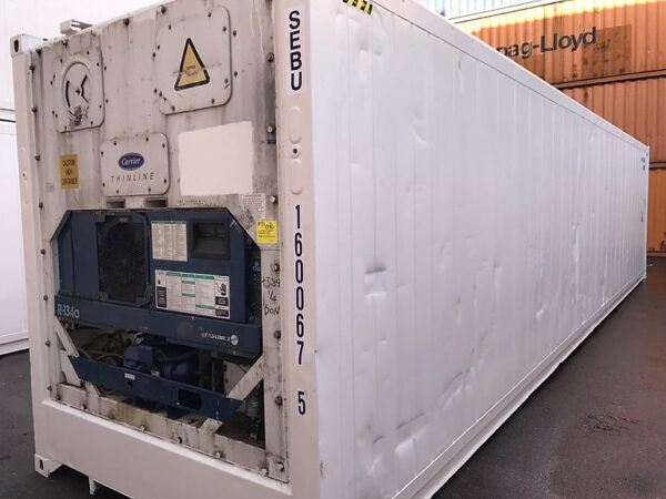 40ft Standard Refrigerated Shipping Container with Adjustable Cooling