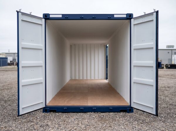 30ft High Cube Shipping Container with Cargo Doors – One-Trip