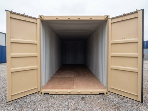30ft Standard Shipping Container with Cargo Doors – One-Trip