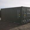 20ft Standard Shipping Container in Green RAL 6007 – One-Trip