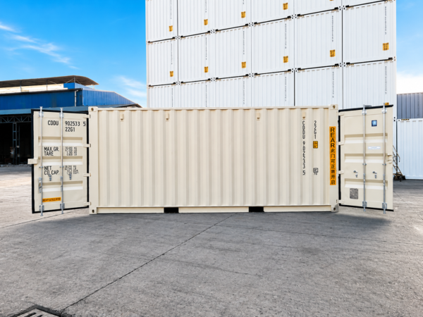 20ft Standard Shipping Container with Double-End Doors – One-Trip