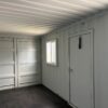 20ft Standard Shipping Container Office Shell with Entry Door and Windows – One-Trip