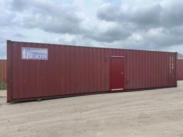40ft Shipping Container with Steel Entry Door – Used