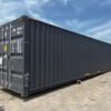 40ft High Cube Shipping Container in Grey RAL 7015 – One-Trip