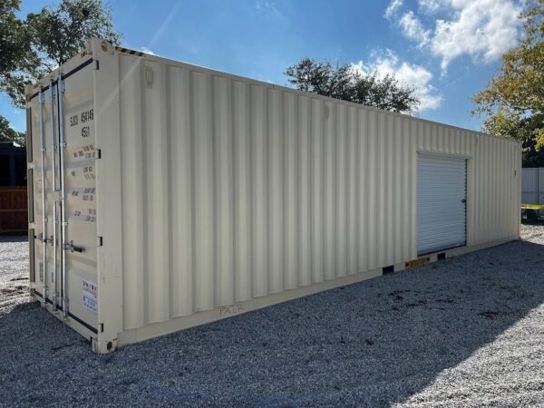40ft Standard Shipping Container with Roll-Up Door – One-Trip