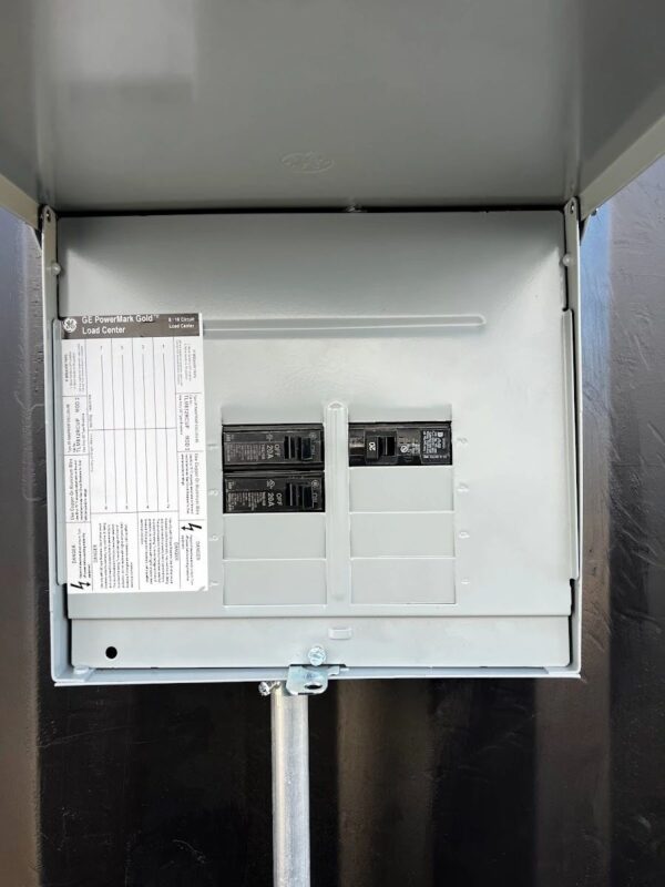 20ft Standard Shipping Container with Roll-Up Door and Electrical Package – Refurbished