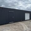 40ft High Cube Shipping Container with Roll-Up Door and Entry Door – One-Trip