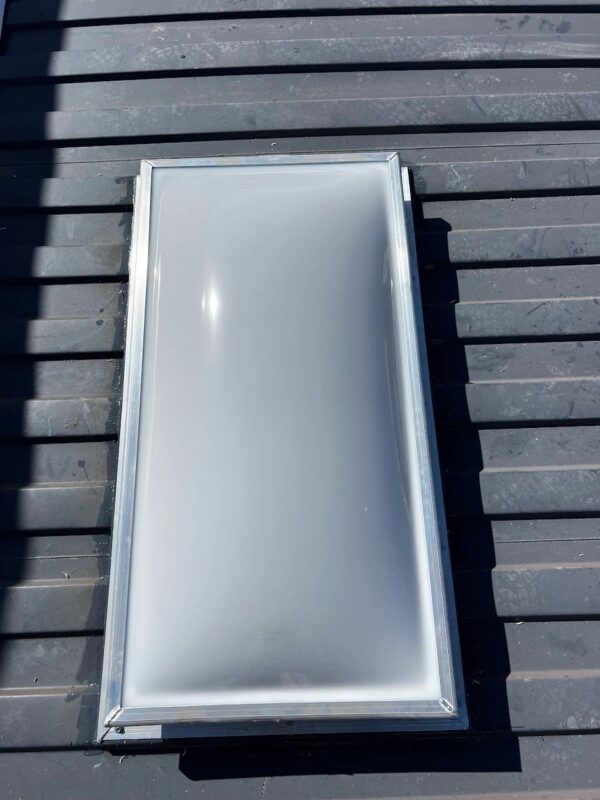 Shipping Container Skylight with Acrylic Dome and Weld-On Frame