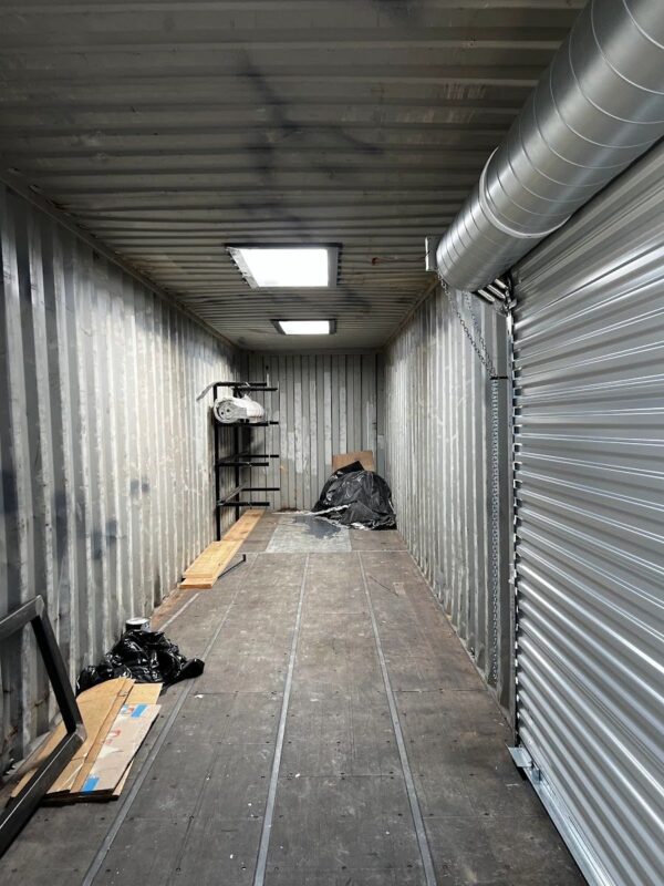 Shipping Container Skylight with Acrylic Dome and Weld-On Frame