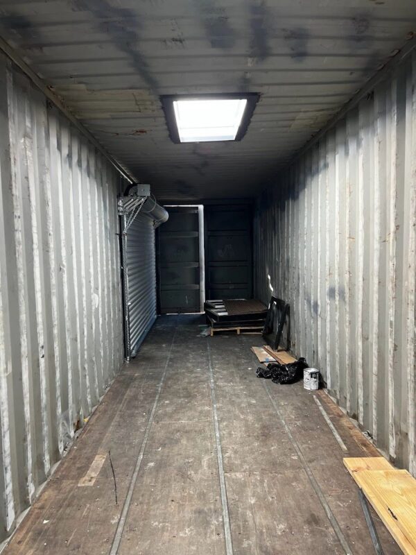Shipping Container Skylight with Acrylic Dome and Weld-On Frame