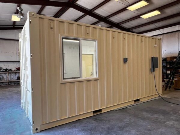20ft Shipping Container Office with Bathroom and HVAC