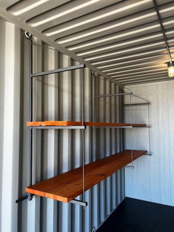 40ft High Cube Shipping Container with 16ft Office and 24ft Storage – One-Trip