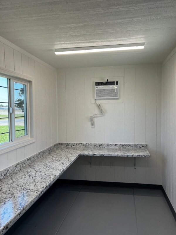 40ft High Cube Shipping Container with 16ft Office and 24ft Storage – One-Trip
