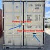 40ft High Cube Shipping Container in Beige RAL 1015 – One-Trip