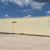 40ft High Cube Shipping Container with Entry Door in Beige RAL 1015 – One-Trip