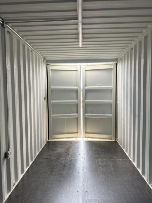 40ft High Cube Shipping Container with 20ft Office and 20ft Storage – One-Trip