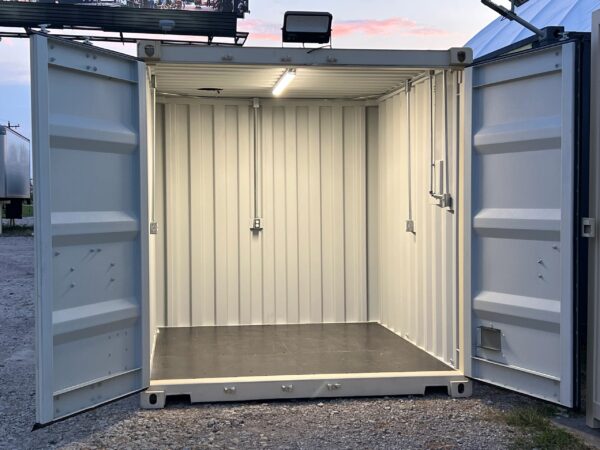 10ft Standard Shipping Container Workshop and Guard Shack – One-Trip