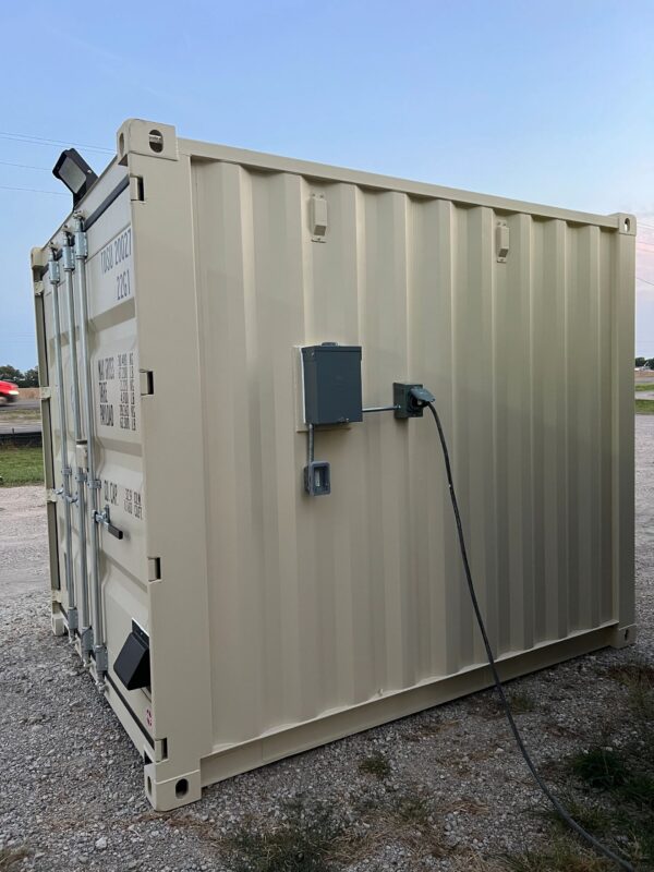 10ft Standard Shipping Container Workshop and Guard Shack – One-Trip