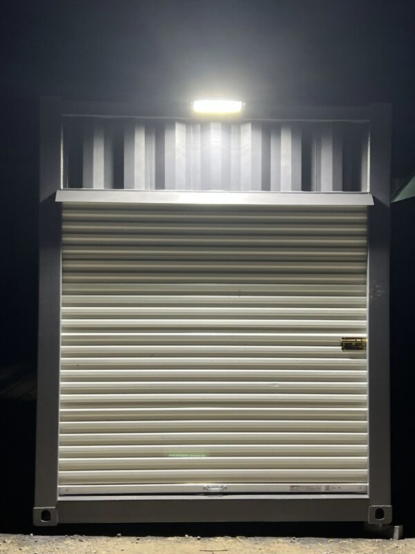 30ft High Cube Shipping Container Office with Roll-Up Door – Refurbished