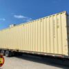 40ft High Cube Shipping Container in Beige RAL 1015 – One-Trip