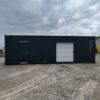 40ft High Cube Shipping Container with Roll-Up Door and Entry Door – One-Trip