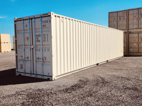 40ft High Cube Shipping Container with Locking Cargo Doors