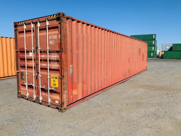 40ft High Cube Shipping Container with Locking Cargo Doors